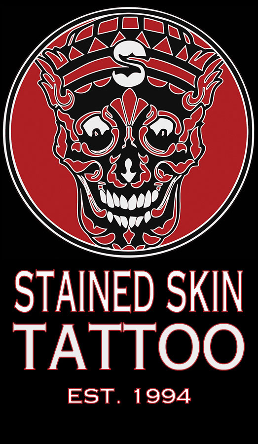 Stained Skin Tattoo Studio Logo