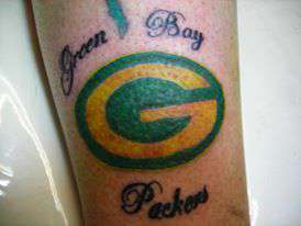 NEW Packers Tattoo Style Tshirt Green Bay M L XL 2X 3X Men039s  Women039s  eBay