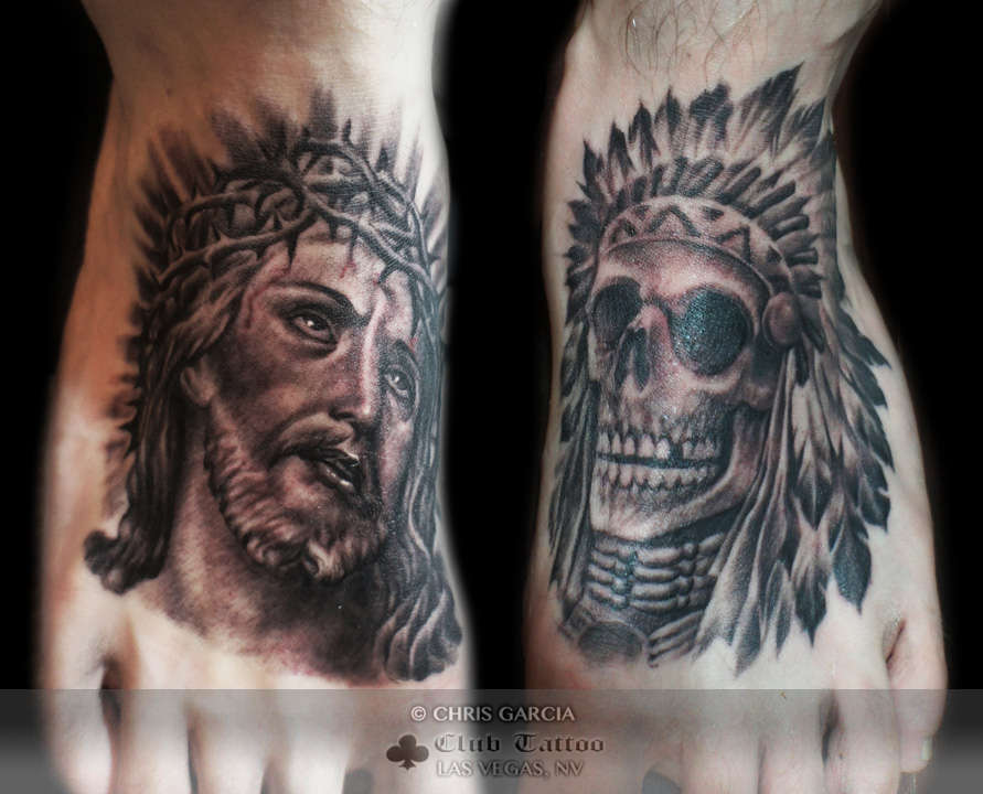 Jesus Arm Tattoo Picture
