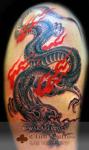Club-tattoo-wakako-las-vegas-dragon