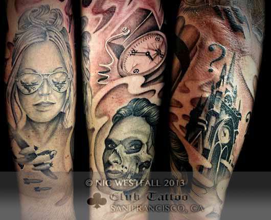 Club-tattoo-nic-westfall-san-francisco-portrait-sleeve-pier-39