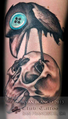 Club-tattoo-bryan-blanco-san-francisco-raven-skull-4