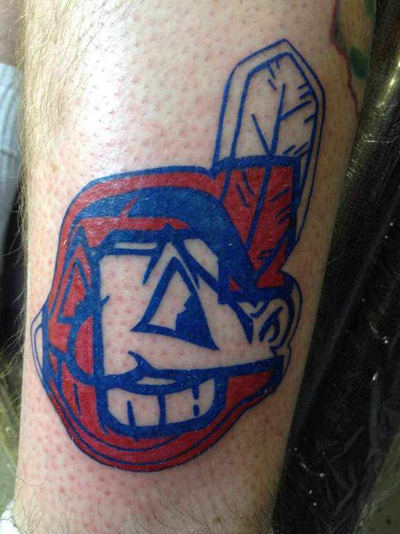 Tattoo uploaded by saclett • 2 of 3 Cleveland Indians Chief Wahoo