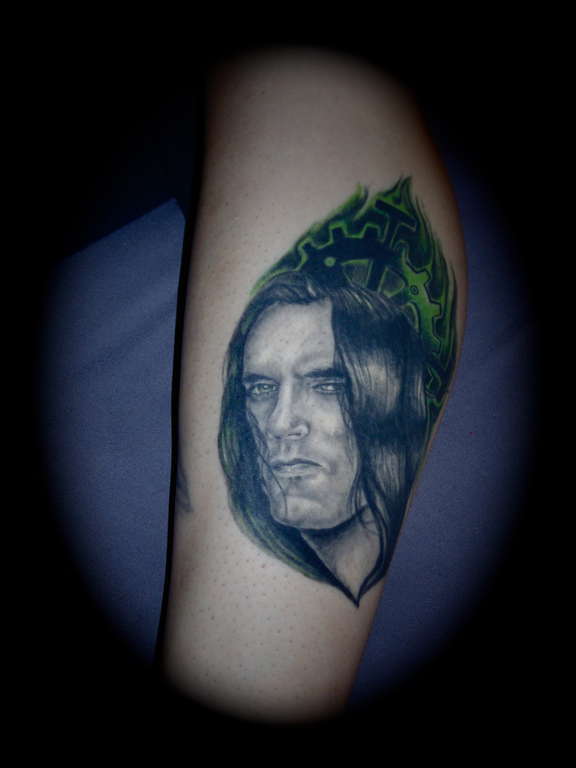 Type O Negative influenced flash piece done by Richard Young at The Silver  Key Davenport Iowa  rtattoos