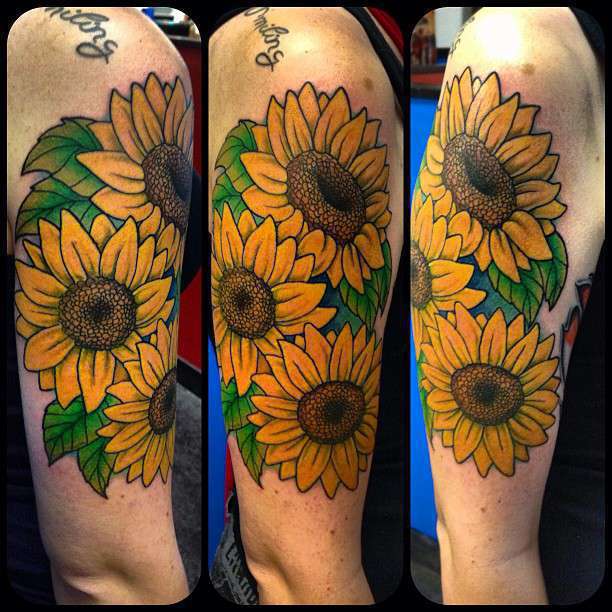 foxworthtattoos:yellow-flower-sunflower