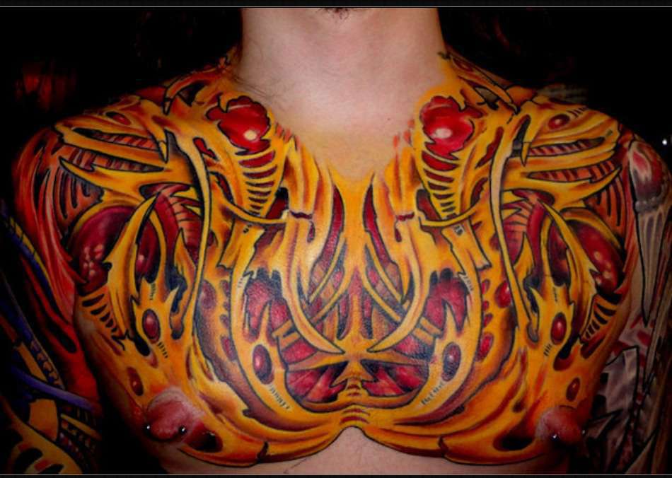 45 Best Biomechanical Tattoos Designs  2023 Collection 