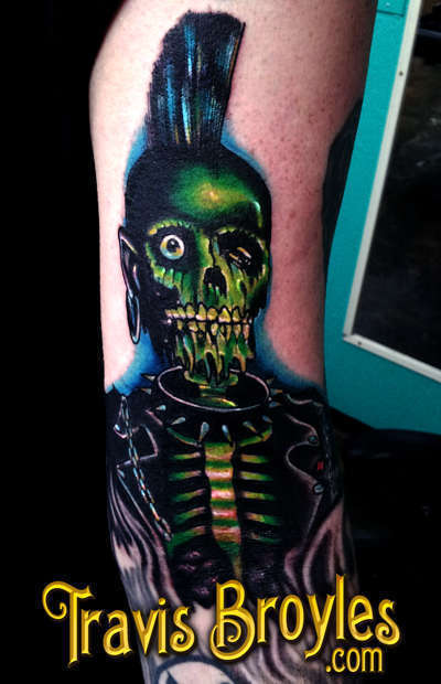 Tattoo uploaded by Matthew Jackson  Night of the Living Dead  nightoflivingdead horror portrait blackandgrey tattoooftheday  tattoodo realism  Tattoodo