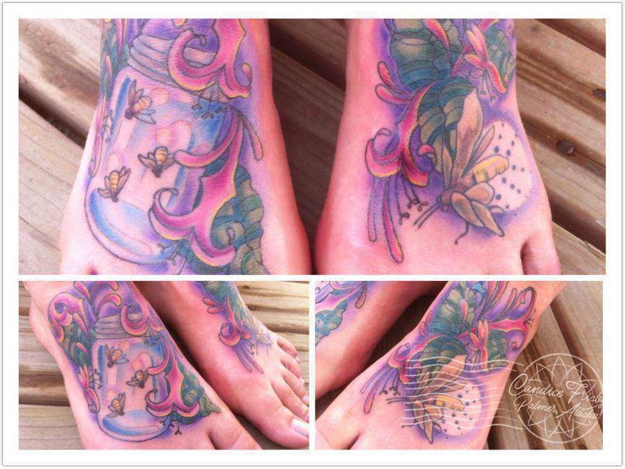 A honeysuckle gladiolus and  Monki Do Tattoo Studio  Facebook