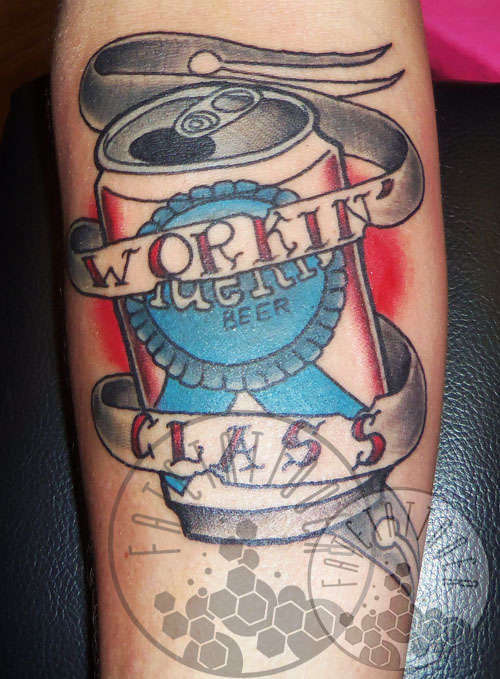 How a crushed beer can won the  Uptown Tattoos Montreal  Facebook