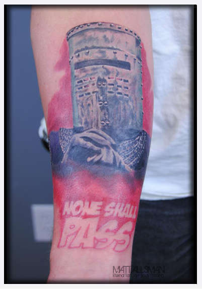 Eternal_tattoo_matt_allsman_monty_python_holy_grail_black_knight