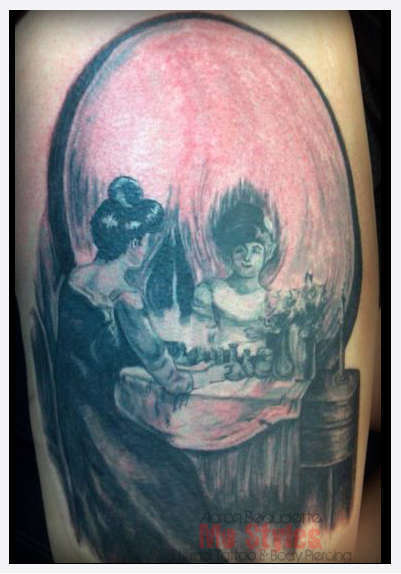 Eternal_tattoo_aaron_beaudette_mo_styles_optical_illusion_vanity_skull