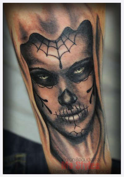 Eternal_tattoo_aaron_beaudette_mo_styles_day_of_the_dead_girl