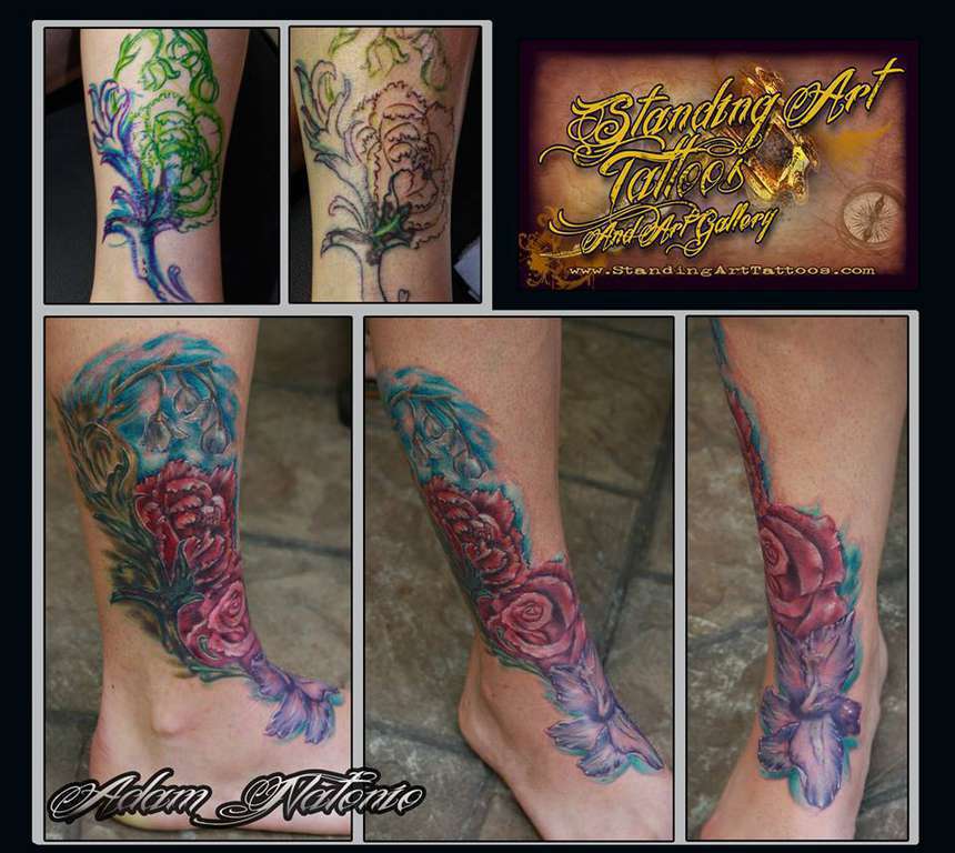 Human Canvas Tattoo  Tattoos  Body Part Leg  Coverup