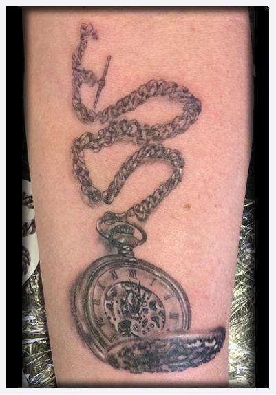 Eternal_tattoo_brandon_miller_photo_realistic_pocket_watch