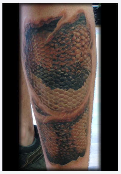 Eternal_tattoo_brandon_miller_full_color_snake_scales_photo_realistic