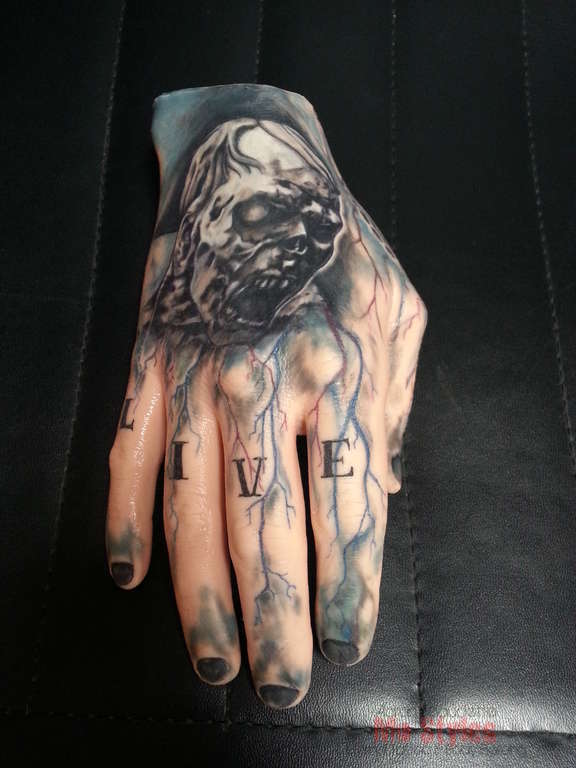 zombie hands tattoo zombietattoo  Zombie tattoos Hand tattoos Sleeve  tattoos