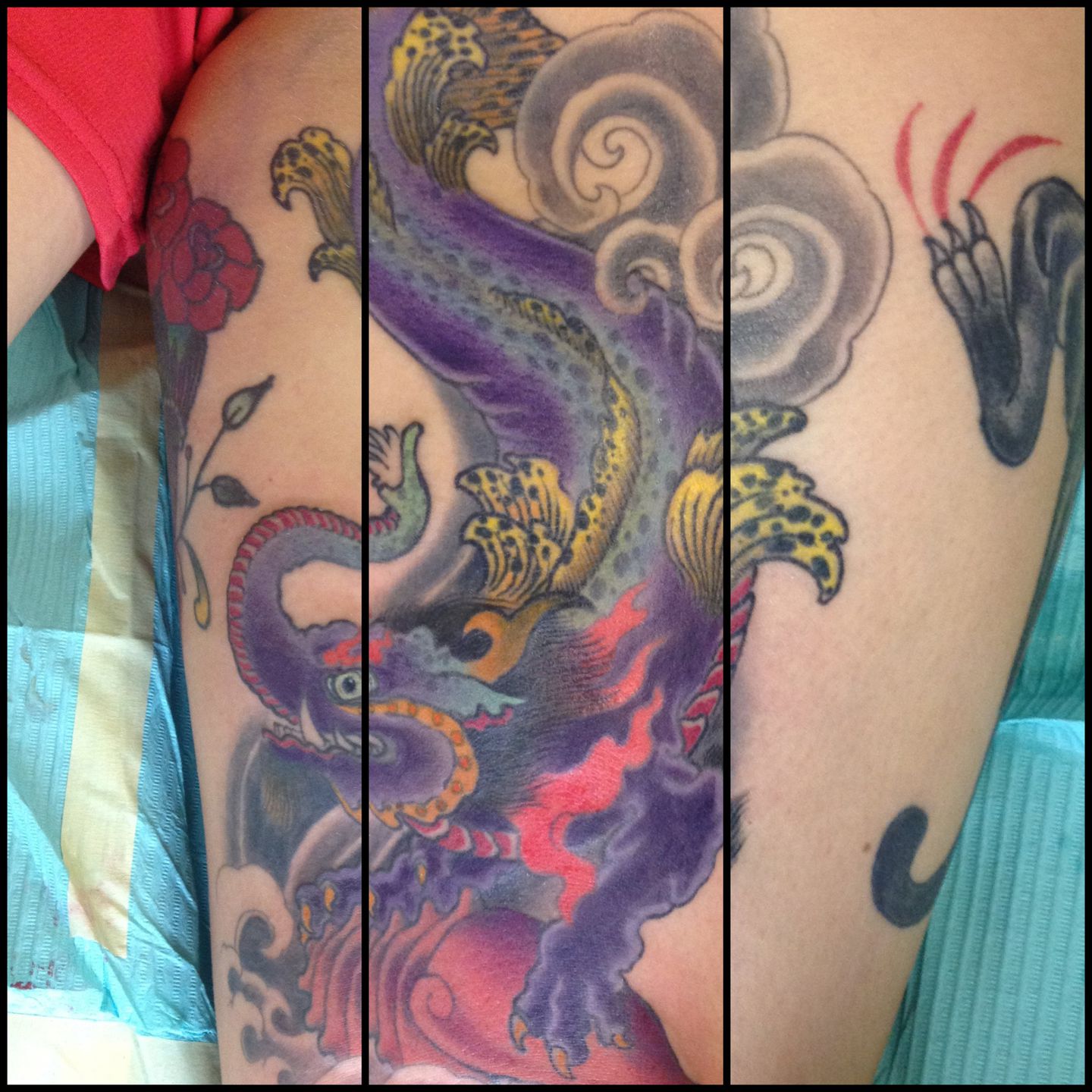 Tattoo uploaded by Yasmin Borges • #detail #dragon #tibetandragon #Tibetan  #dragão #YasminBorges • Tattoodo