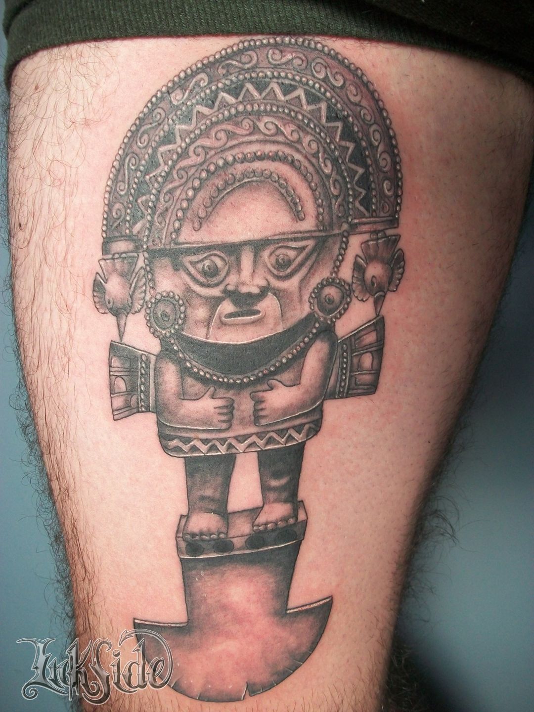 Tribal Tumi Tattoo Design   AZTEC TATTOOS  Warvox Aztec Mayan Inca Tattoo  Designs