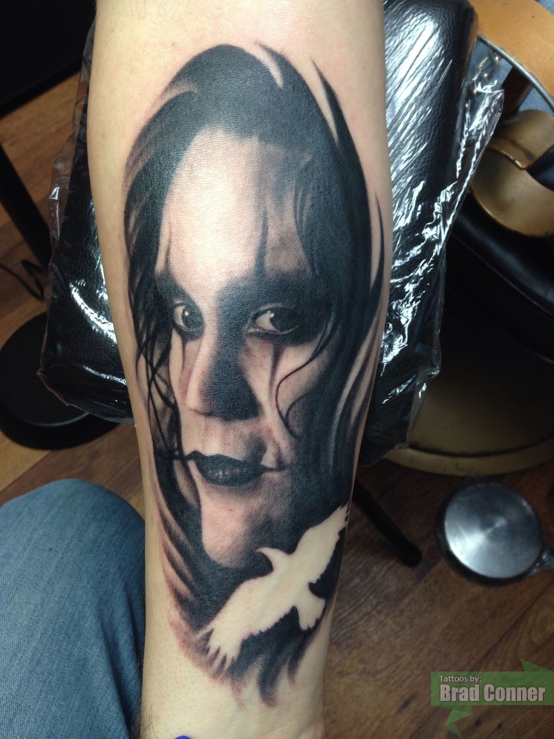 My Eric Draven tattoo Love Brandon Lee Best movie ever The crow  Crow  tattoo Horror tattoo Tattoos
