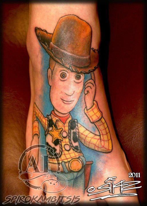 Buzz  Woody In Progress Toy Story Sleeve by Anthony Zamora TattooNOW