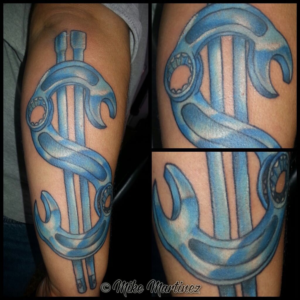 Rate This Small Dollar Sign Tattoo 1 to 100  Dollar sign tattoo Dollar  tattoo Money sign tattoo