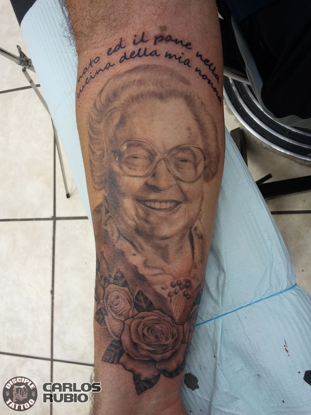 I showed my tattoohating Grandma the new ink I had done on my leg and her  reaction was priceless  The US Sun