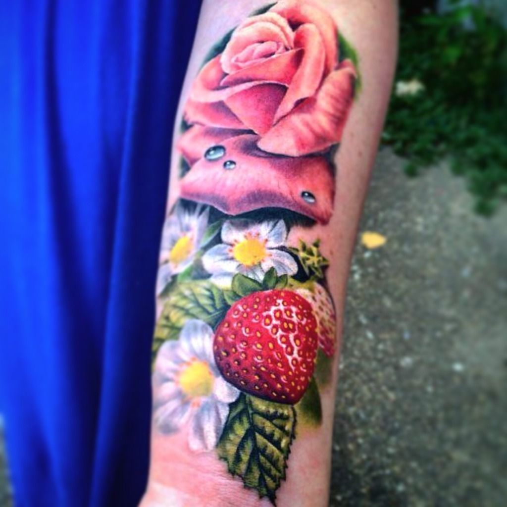 Fresh fruit by Jess Baker, Eight Bells Tattoo, PA : r/tattoos