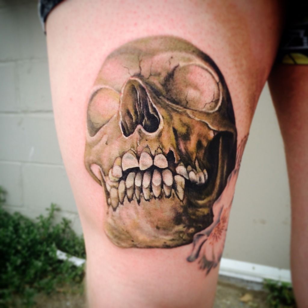 30 Full Back Skull Tattoos - Skullspiration