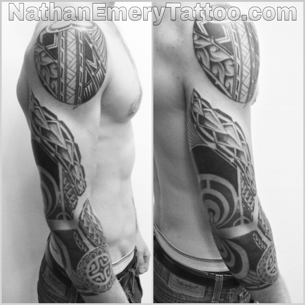 nathanemery:polynesian-tribal-tattoo-san-francisco-sf-logo-logo