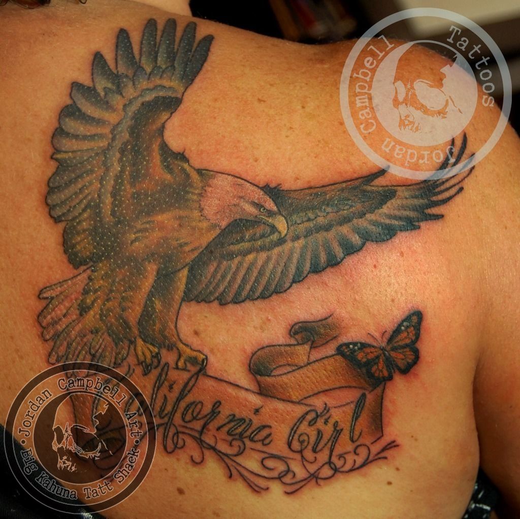 American Traditional Eagle Head Tattoo | TikTok
