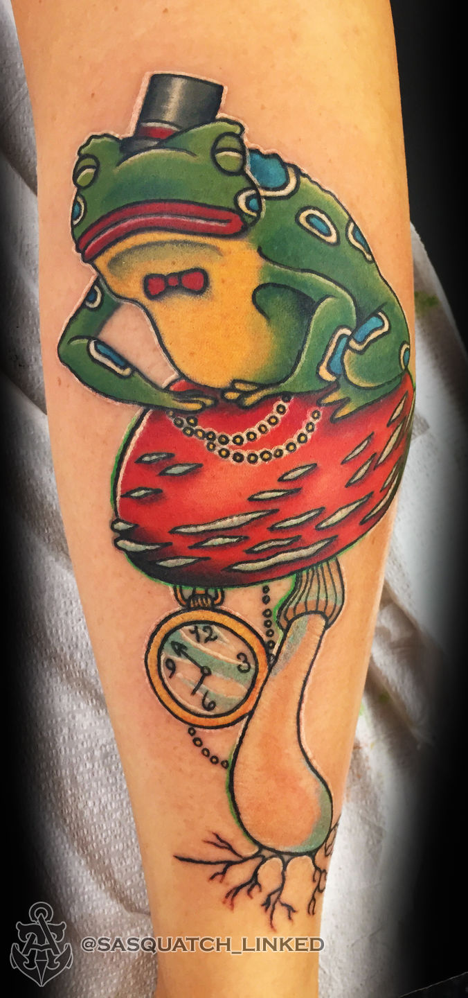 What do you think My bf and mom dont like the frog but they like the  mushroom  rTattooDesigns