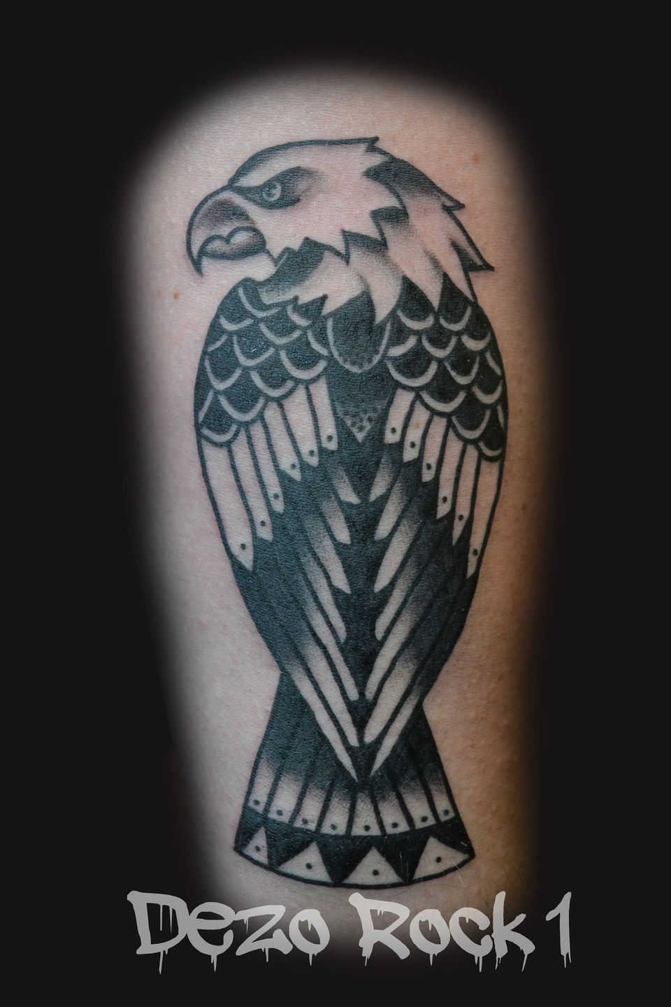 Flying Eagle Tattoo - Majestic and Striking Design