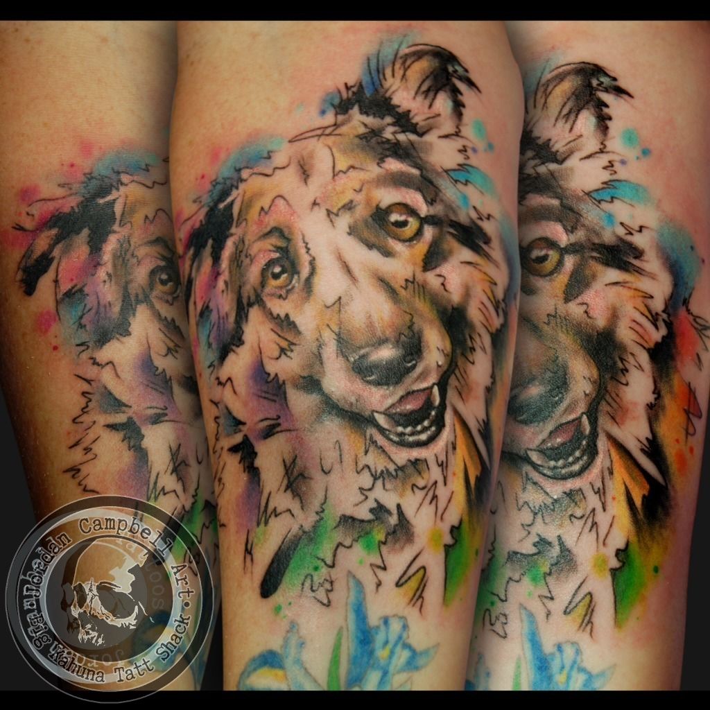 Dog tattoo by Dynoz Art Attack  Post 18037