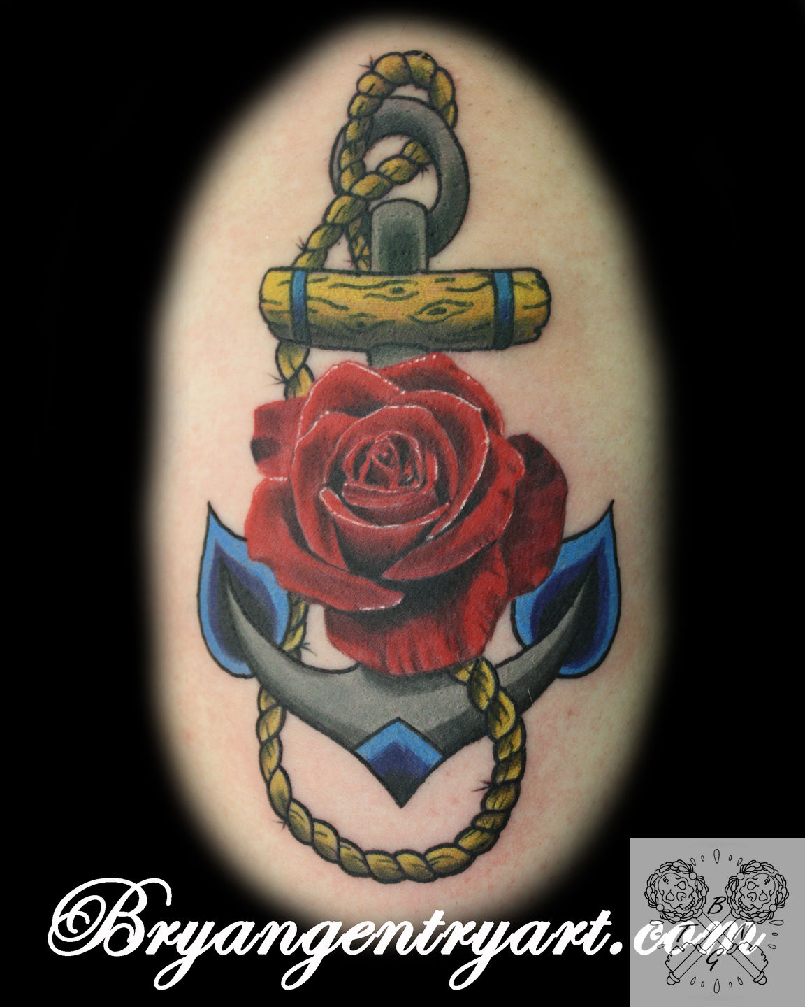 temporary tattoo anchor rose body art sexy party favor | eBay