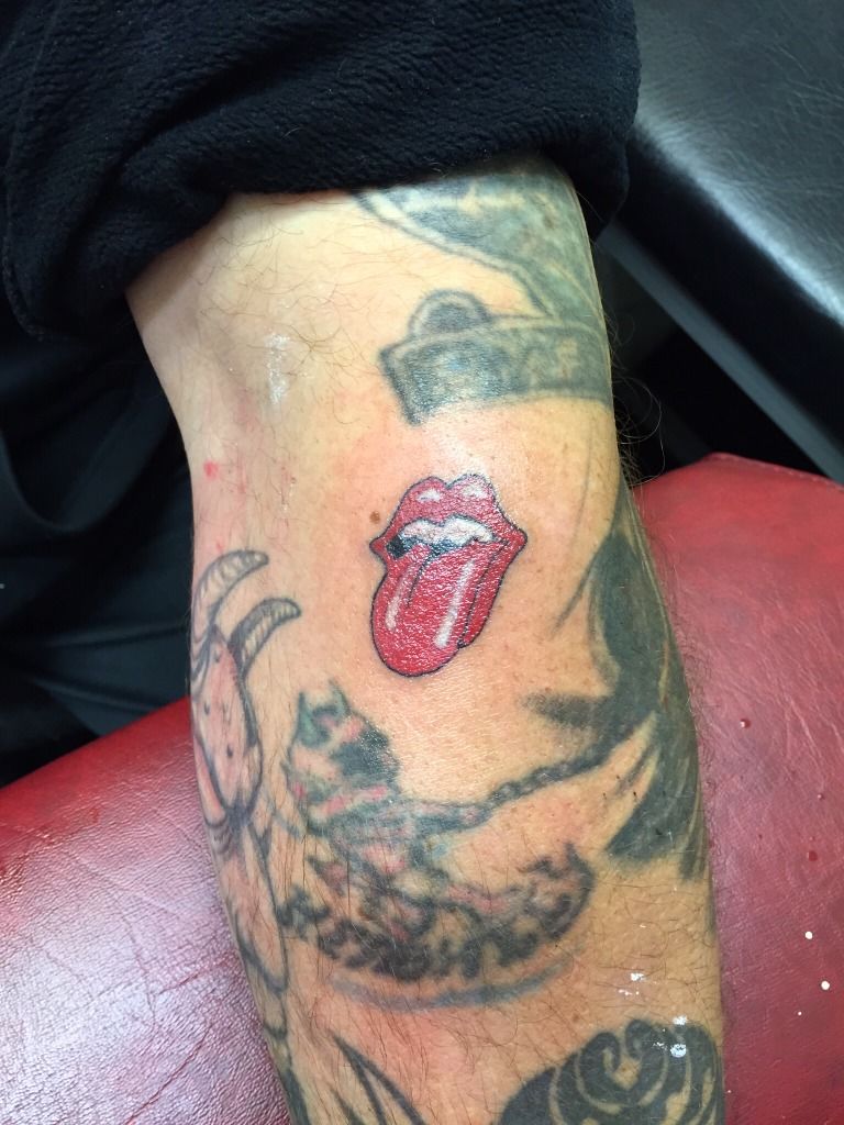 My Colombian necktie  Rolling Stones mashup by Mark  Once In a Blue Moon  Tattoo in Flowery Branch Ga  rtattoos