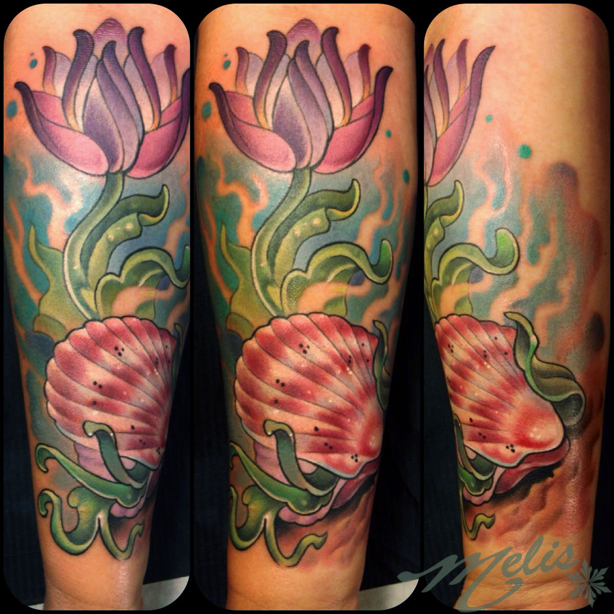 Mermaid Sleeve by Gustavo Razo | Remington Tattoo Parlor