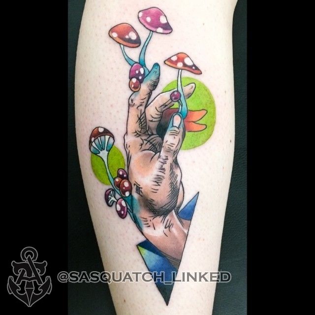 Little mushroom piece from today  tattoo tattooartist mushroom    TikTok