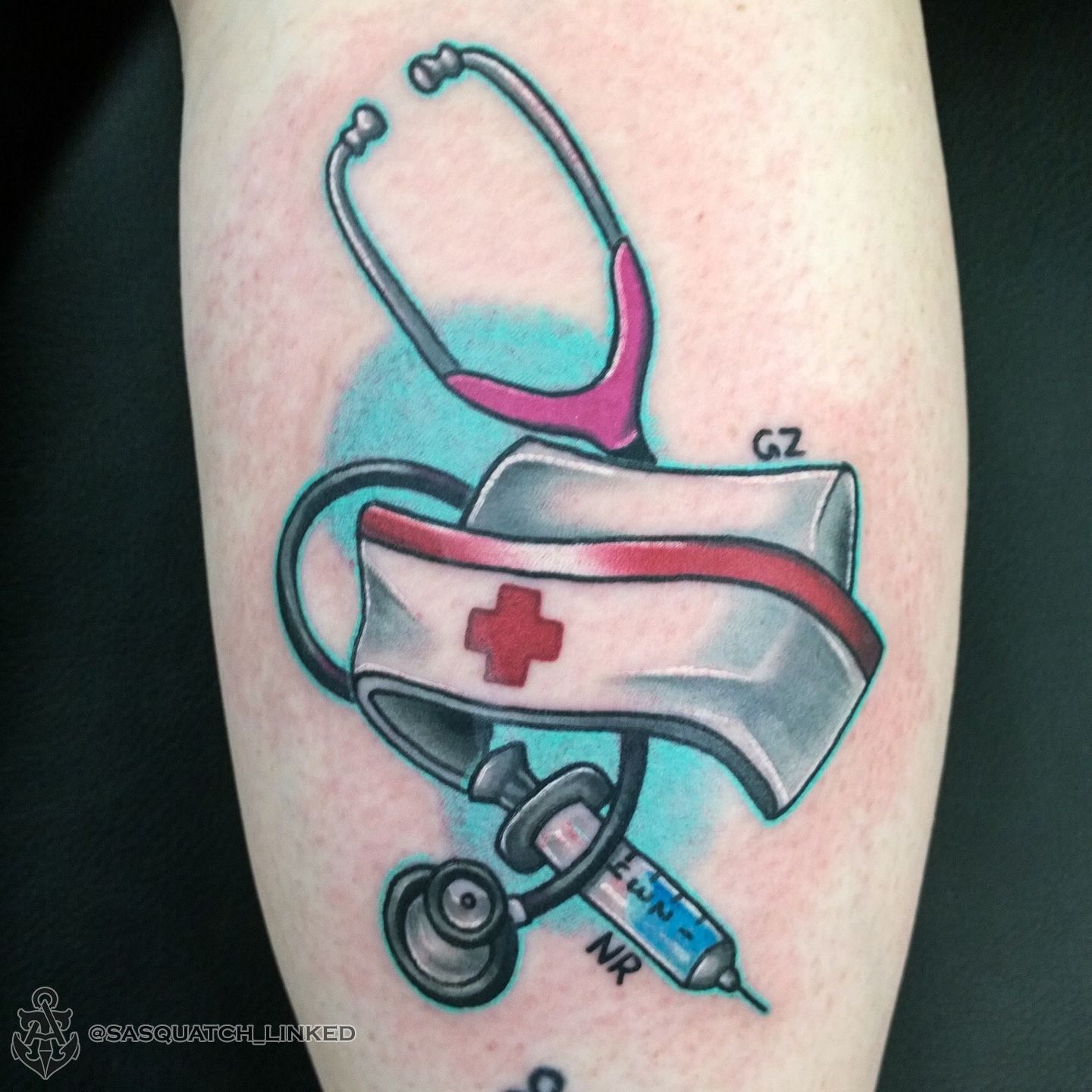 stethoscope tattoo