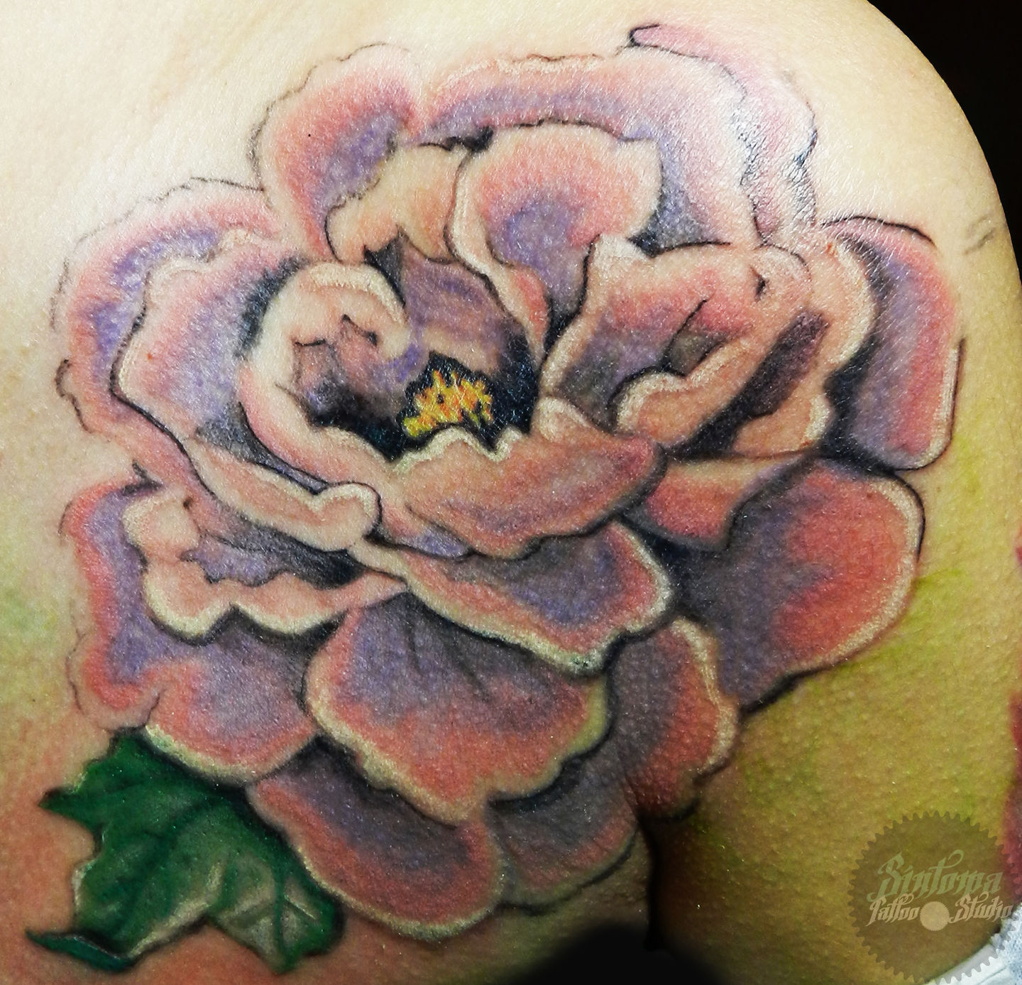 edosintoma:peonia-flower-flor-peonia-tattoo-tatuaje -estudio-sintoma-edo-sintoma