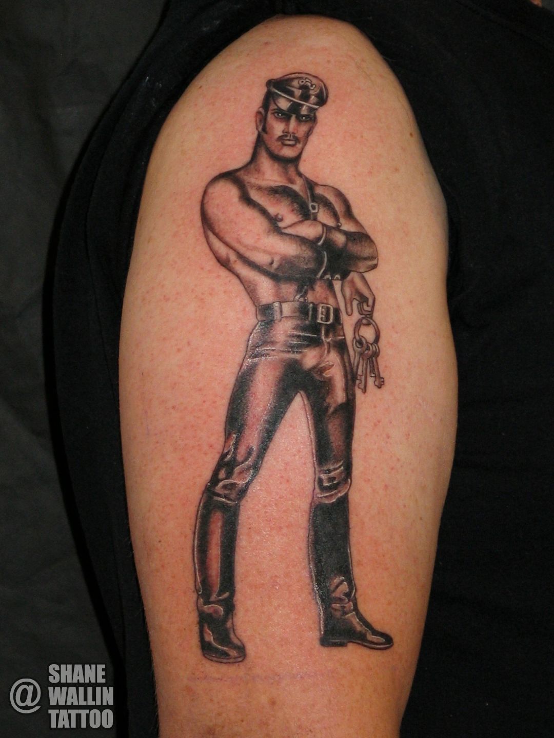 Daddy Jacks Tattoos : Tattoos : Portrait :  morph_skull_fsce_portrsit_tattoobyJack
