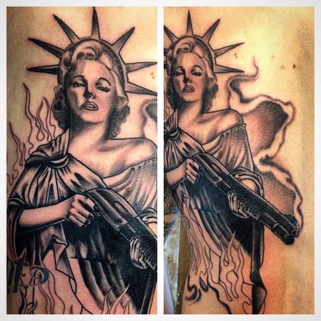 Statue Of Liberty  Patriotic Tattoo