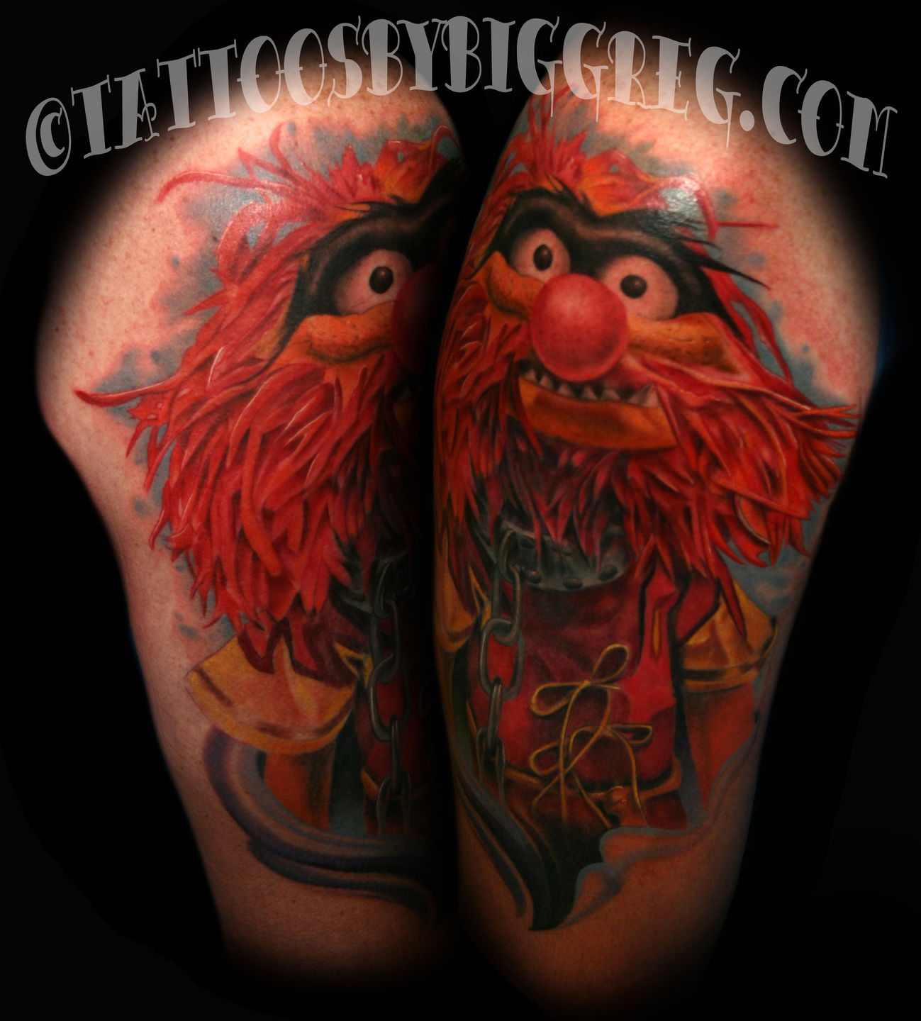 My Two Favorite Drummers Ringo Starr vs Animal from the Muppets by Mat  Rule at Yesyes Body Staff in Paris  rtattoos