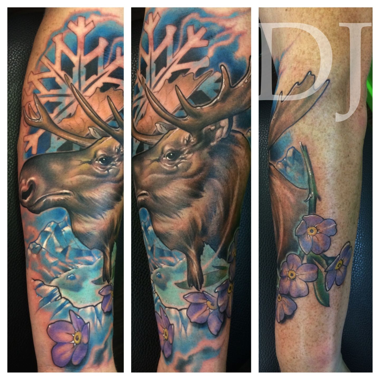 Moose by Tenzin, Ocean Blue Tattoo Bloomington, MN. : r/tattoo