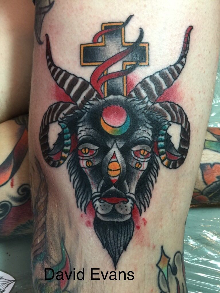 Neo traditional  Goat head  Justin Harris Tattoo  Flickr