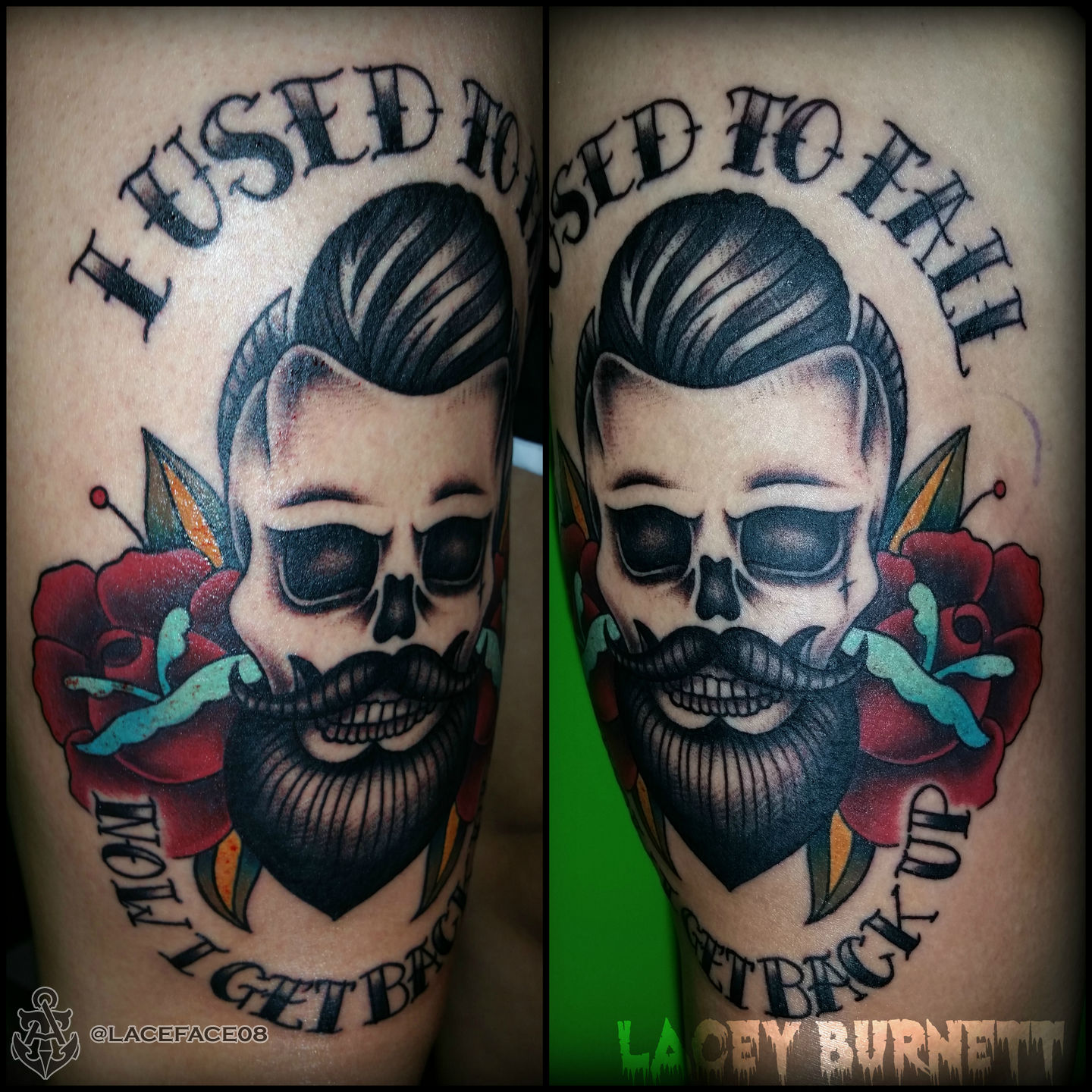 Father portrait tattoo done by @leelz_tattoo Contact +919501142595.  #fatherportraittattoo #tattoo #tattoostyle #tattooartist… | Instagram