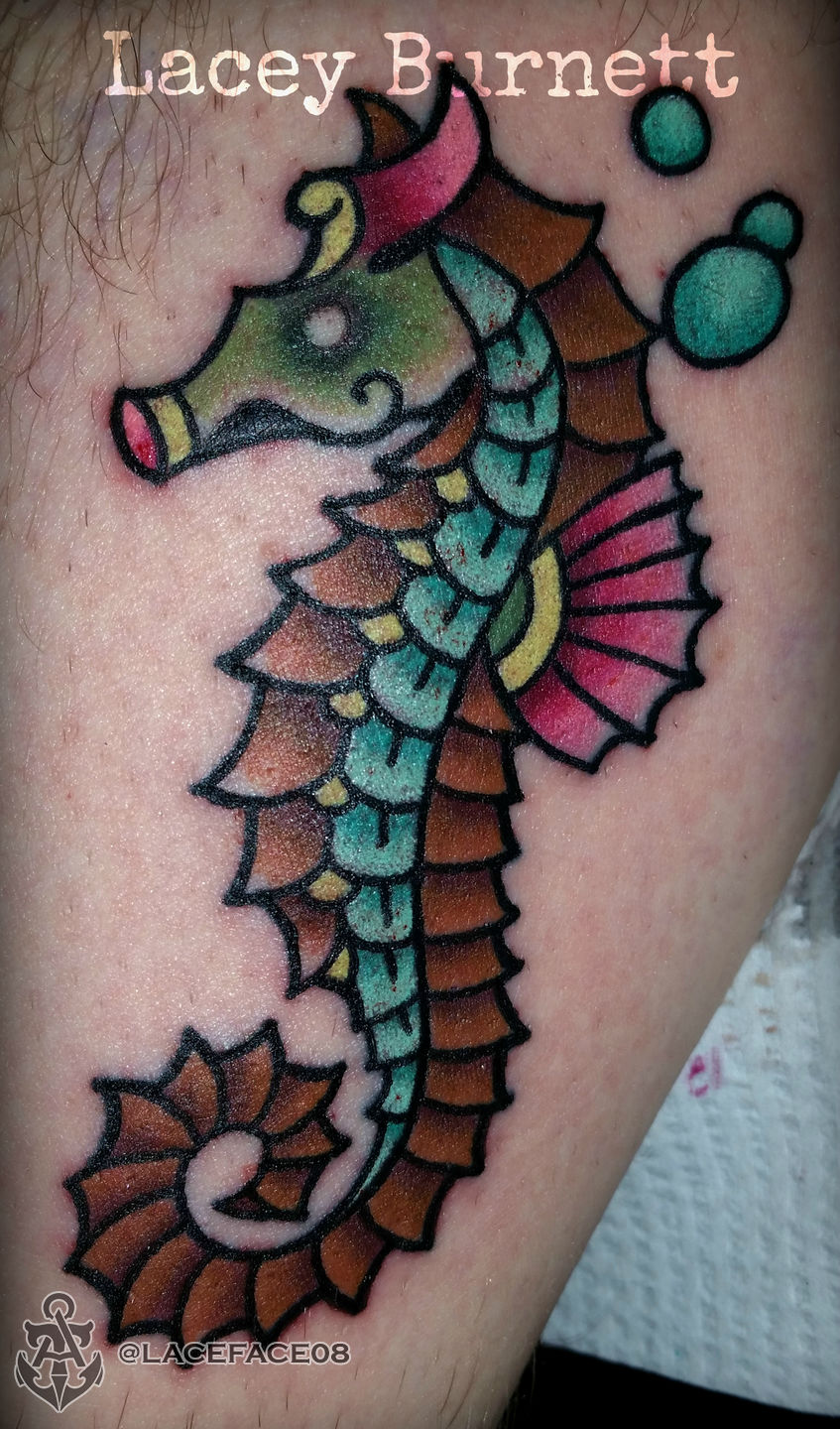 laceyburnett:seahorse-traditional-color