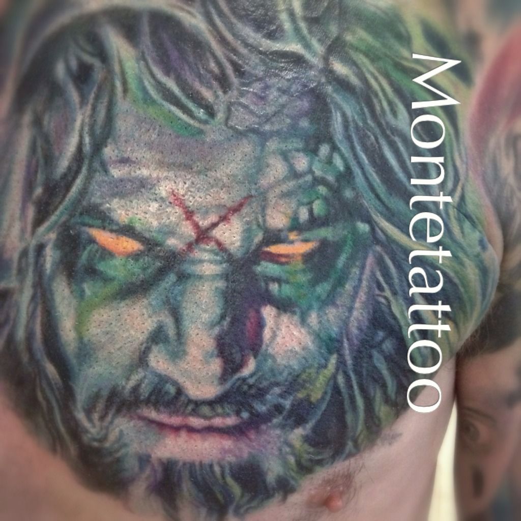 rob-zombie-portrait-color-creepy-rob-zombie-chest-tattoo. 