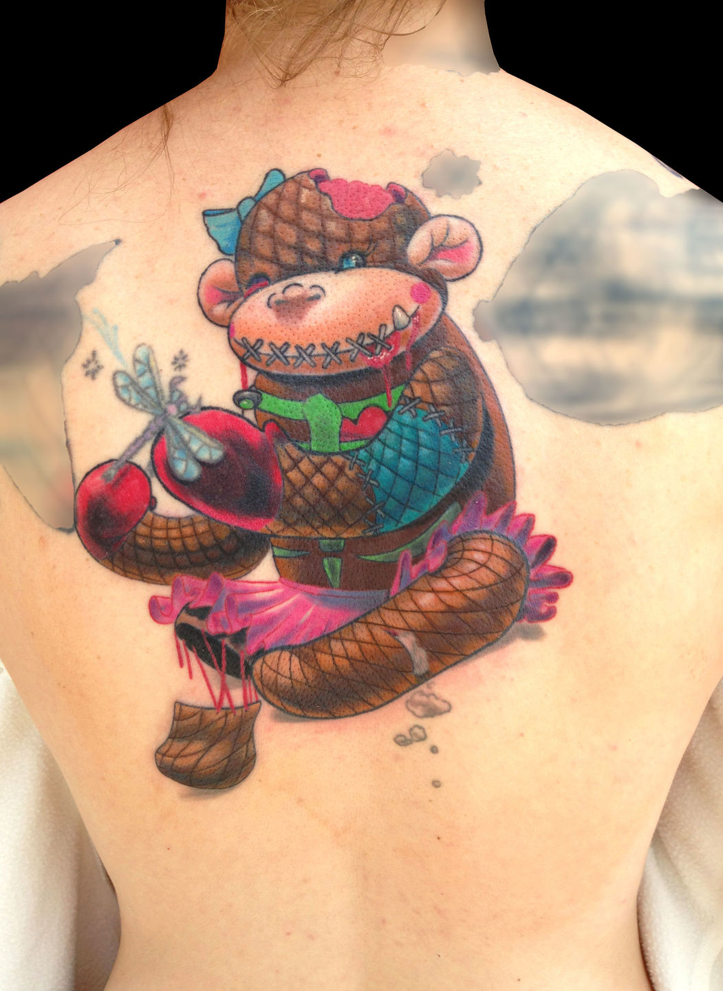 Kia Rockford Sock Monkey tattoo tatoo Personalize it  159568860
