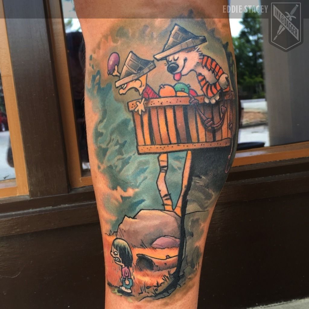 Latest Calvin and hobbes Tattoos | Find Calvin and hobbes Tattoos