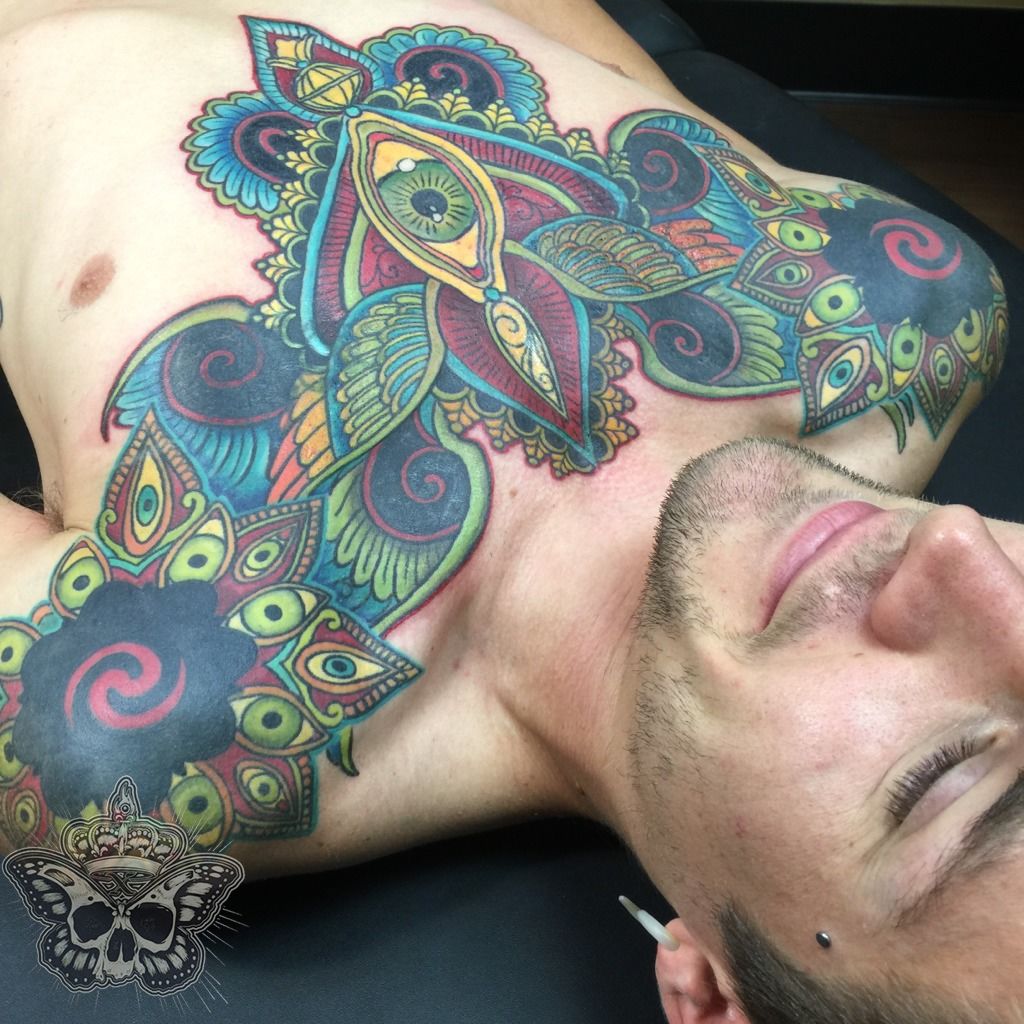 Awesome Chest Mandala piece... - Walhalla Tattoos Liverpool | Facebook